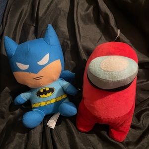 Among us and baby Batman